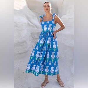 NWT Oliphant Tie Strap midi dress